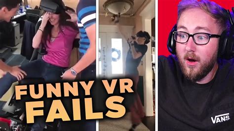 Funny VR Fails Funniest Virtual Reality Moments Compilation YouTube