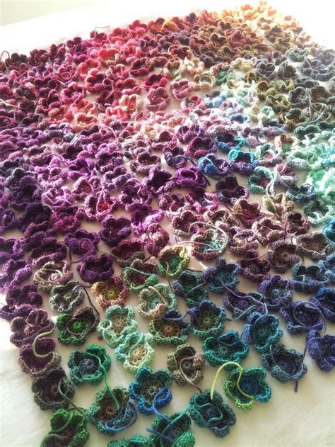 Monets Garden Throw Crochet Pattern Crochet Throw Pattern Crochet