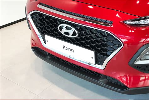 Auto Clover Chrome Grill And Bumper Cover Trim Set For Hyundai Kona 2017