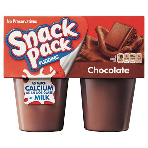 Upc 027000419007 Hunts Snack Pack Pudding Chocolate 4 Count Pack