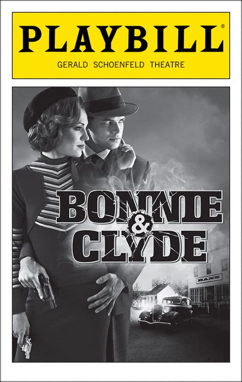 Bonnie Clyde London Garrick Theatre Playbill