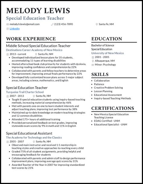 15 teacher resume examples that worked in 2023