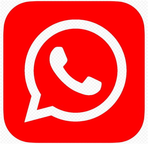 Hd Outline Red Whatsapp Wa Whats App Official Logo Icon Png Citypng