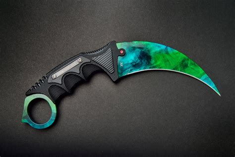 Fadecase Karambit Elite Gamma Doppler Phase 2 Real Csgo Knife Skin