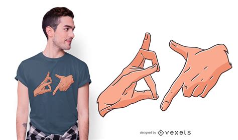 Gang Signs Illustration T Shirt Design Vector Download