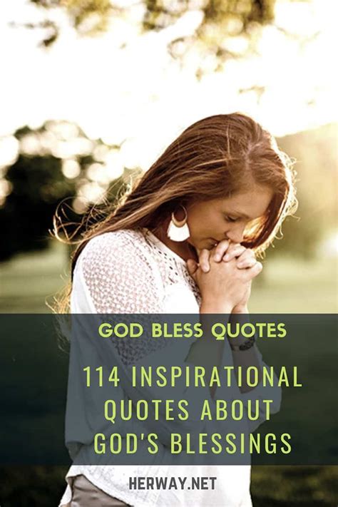 God Bless Quotes Inspirational Quotes About God S Blessings