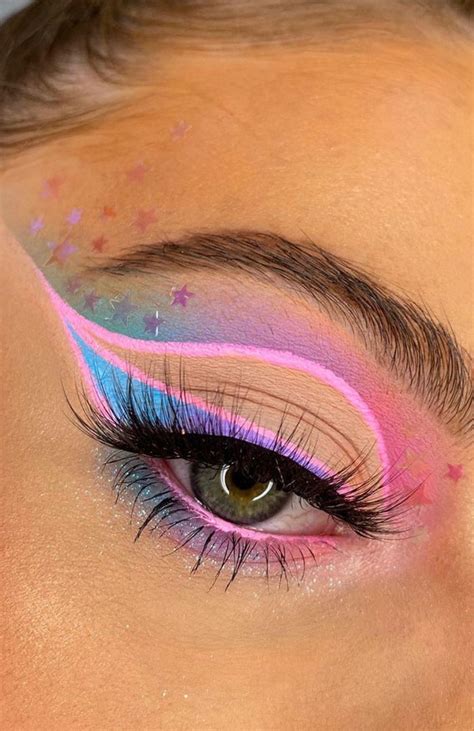 Creative Eye Makeup Art Ideas You Should Try Colourful And Star Eye Makeup Art