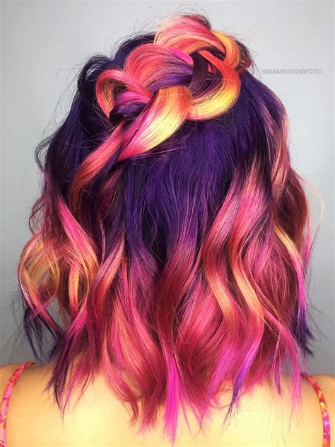 32 Cute Dyed Haircuts To Try Right Now Hair Styles Long Hair Styles