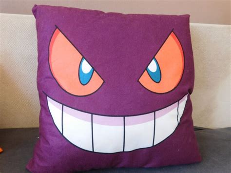 Pokemon Pillow Gengar Pillow Gamer Pillow Cushion Pillow Etsy