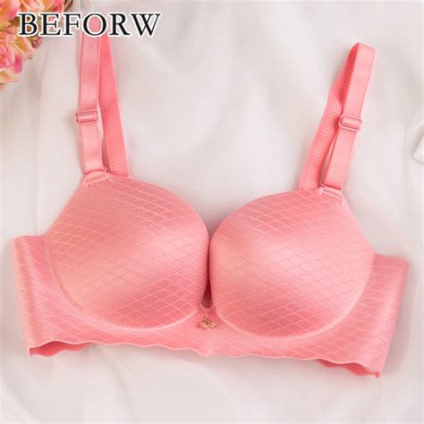 Beforw Comfortable Fish Scales Women Bra Adjusted Convertible Straps