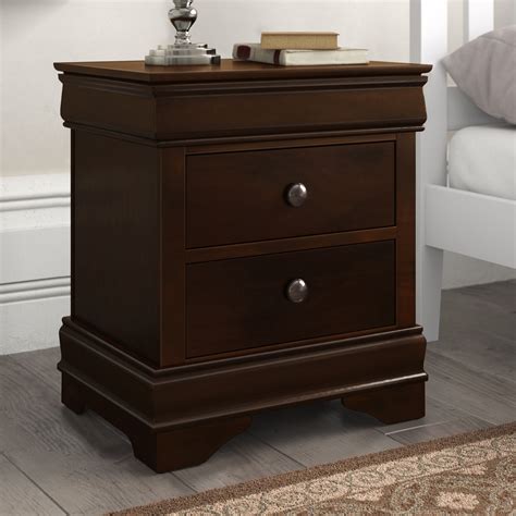 Lark Manor Aaleiyah Solid Manufactured Wood Nightstand And Reviews