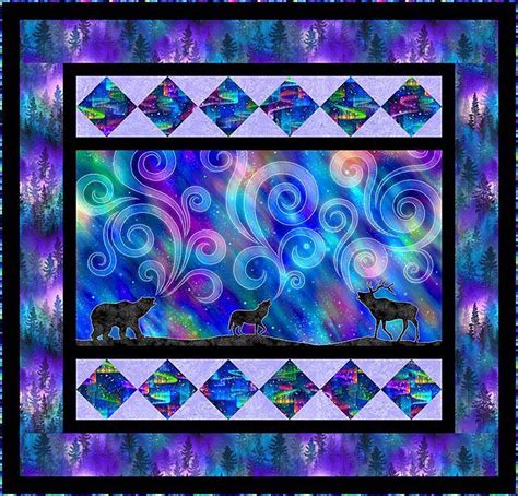 Northern Lights Free Quilt Pattern In 2022 Free Quilting Quilt