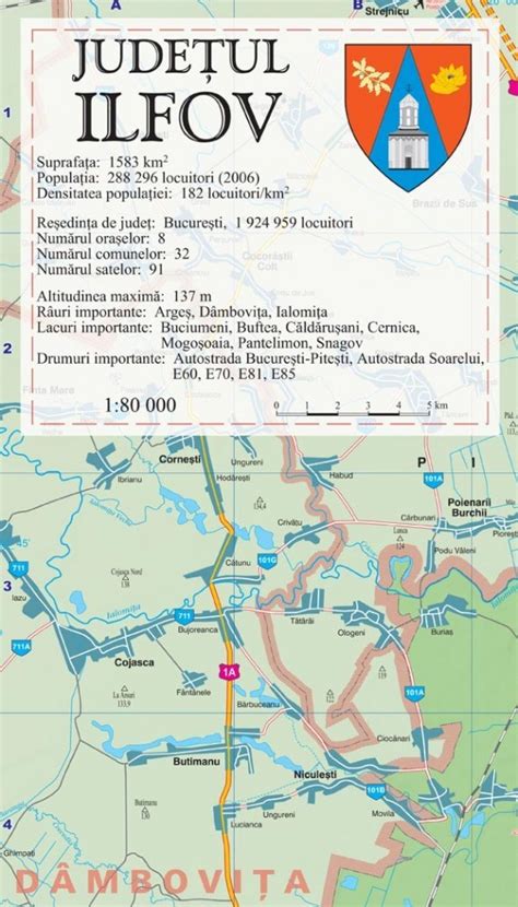 Harta Judetului Cu Primarii Ilfov Stiefel Romania