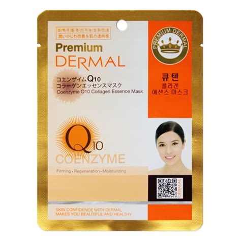 dermal premium q10 collagen essence mask