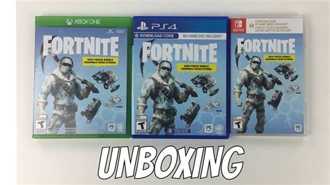 Read reviews and buy fortnite: FORTNITE DEEP FREEZE BUNDLE UNBOXING XBOX ONE NINTENDO ...