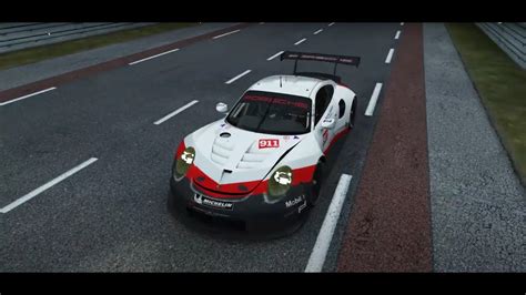 Porsche 911 RSR 2017 Circuit De La Sarthe Race Final 2 Laps Assetto