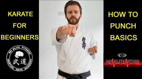 Karate For Beginners How To Punch Basic Karate Straight Punches