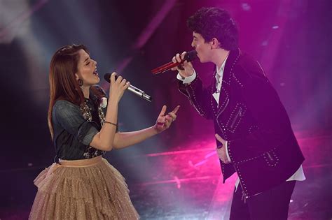 Annalisa E Il Duetto Con Michele Bravi A Sanremo Sulle Note De Il Mondo Prima Di Te