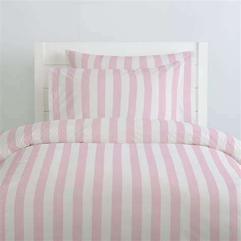 Pink Stripe Duvet Cover Pink Duvet Cover Striped Duvet Covers