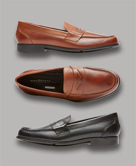 Lyst Rockport Classic Penny Loafers In Black For Men Save