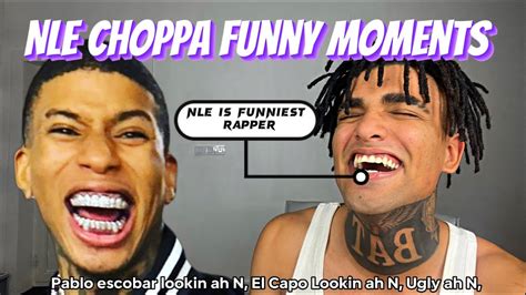 Nle Choppa Funny Moments Bat Choppa Reaction Youtube