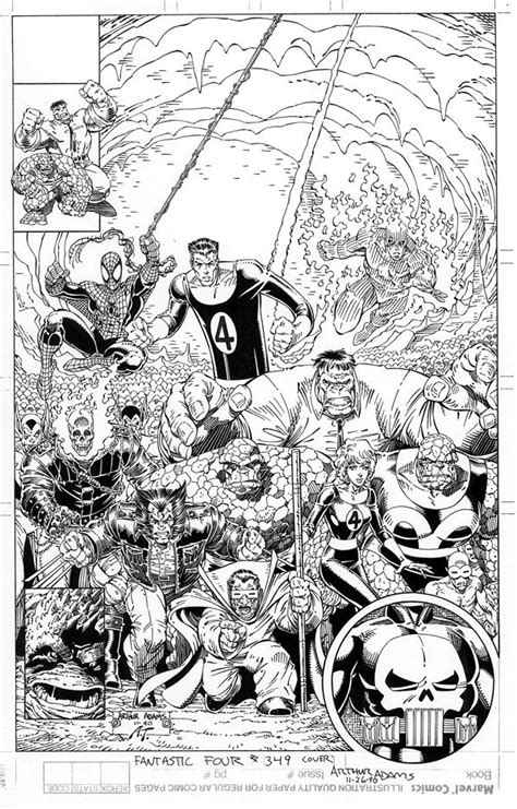Fantastic Four 349 By Art Adams And Art Thibert With