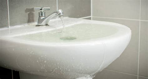 blocked bathroom sink causes artcomcrea