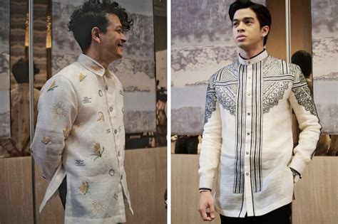 Here Are The Best Modern Barongs At The Abs Cbn Ball Filipino Fashion Filipino Clothes