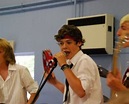 Harry Styles singing in his band White Eskimo, which he was a member of ...