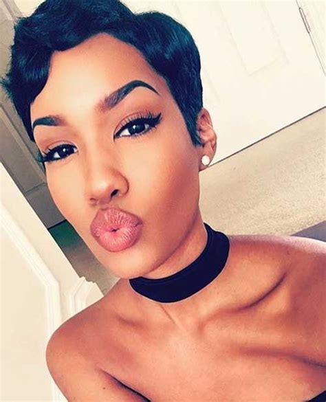 Black girls should consider this haircut because it defines facial. Absolutely Beautiful Black Women with Short Haircuts ...