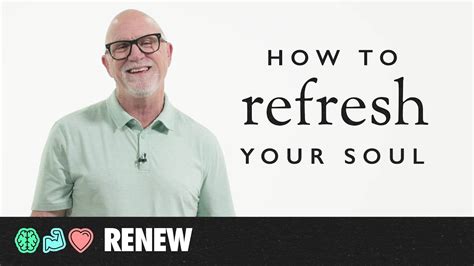 How To Refresh Your Soul Cross Timbers Church