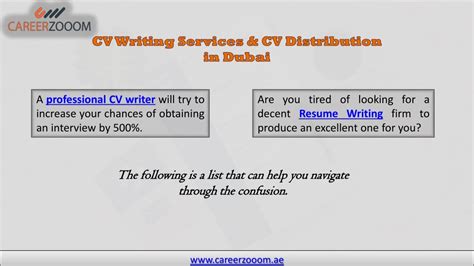 Ppt Top 3 Cv Writing Services And Cv Distribution In Dubai