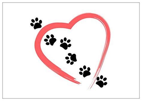 Animal Sympathy Cards Pet Sympathy Cards Dog Paw Print Pet Sympathy