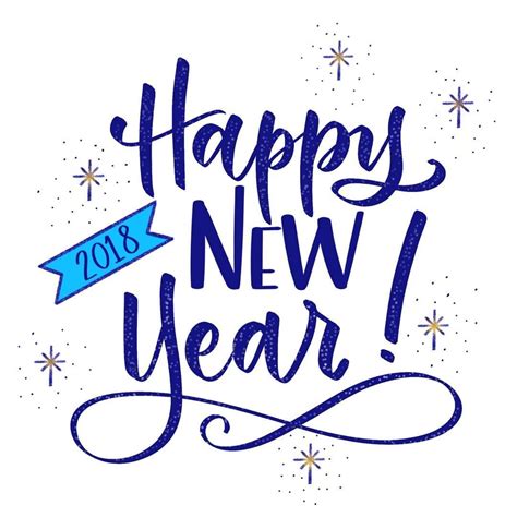 Celebrating A Fresh Start A Clean Slate And A New Year Happy 2018