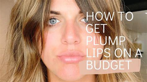 How To Get Plump Lips On A Budget Youtube