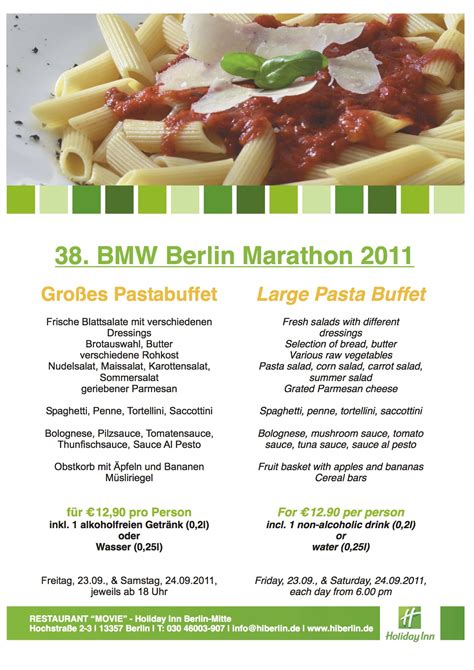 Pendant votre séjour le berlin holiday inn vous fait profiter d'une réception ouverte 24 heures sur 24, d'une conciergerie et d'un service de chambre. 38. BMW Berlin-Marathon 2011 - Hotel Holiday Inn Berlin ...