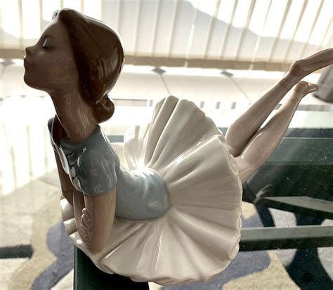 Lladro Ballerina Figurine Lying Down Figure Etsy