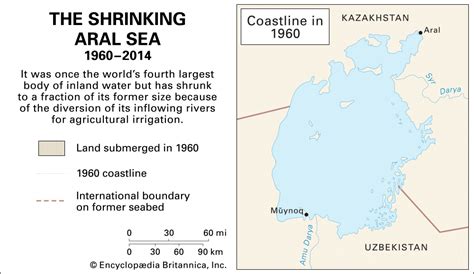 Aral Sea Description History Map Shrinking And Facts Britannica