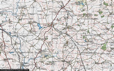Map Of West Farndon 1919 Francis Frith