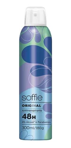 desodorante antitranspirante soffie original aerosol parcelamento sem juros