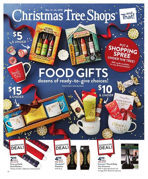 Christmas Tree Shops Circular Flyer December 13 24 2018