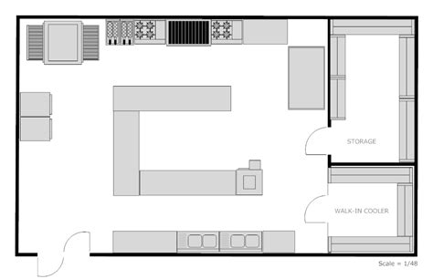 Example Image Restaurant Kitchen Floor Plan Thisn That Commercial