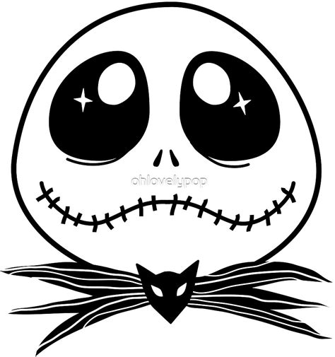 The Nightmare Before Christmas Cute Jack Skellington By Ohlovelypop