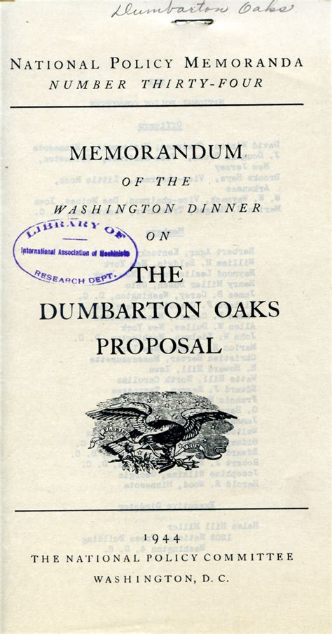 Dumbarton Oaks Conversations 70th Anniversary — Dumbarton Oaks