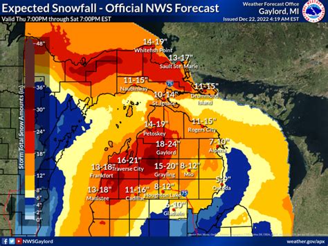 Michigan Snowfall Forecast See How Much Your Area Will Get During