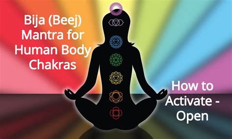 Bija Beej Mantra For Human Body Chakras Meditation How To Activate