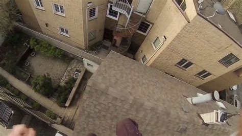 Incredible Gopro Video As Stuntman Jumps From Roof Abc News