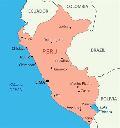 Lima On Map Of Peru Lima Travel Peru Travel Machu Picchu Bolivia