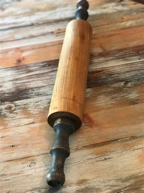 Wooden Rolling Pin Pastry Rolling Pin Dough Rolling Pin Vintage