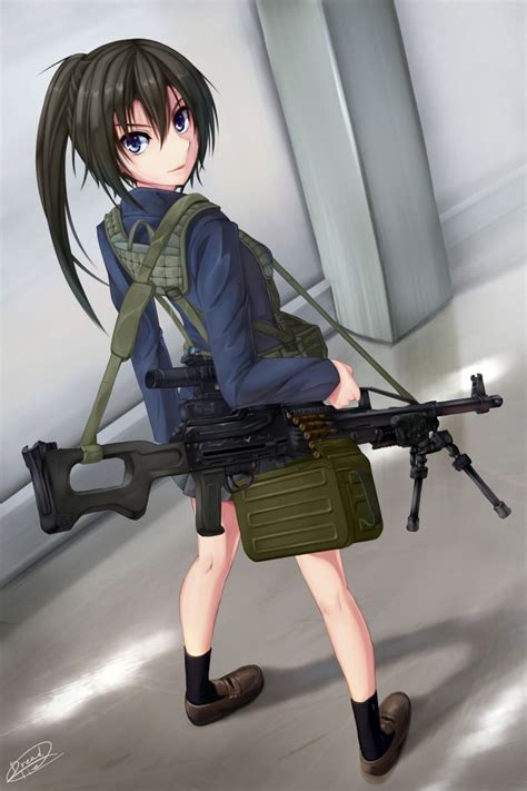Pin On Anime Girls With Guns